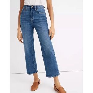 Madewell Curvy Slim Wide Leg Jeans